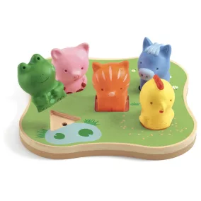   Djeco Formaillesztő, formaberakó - Állathangok tanyán - Caconimo