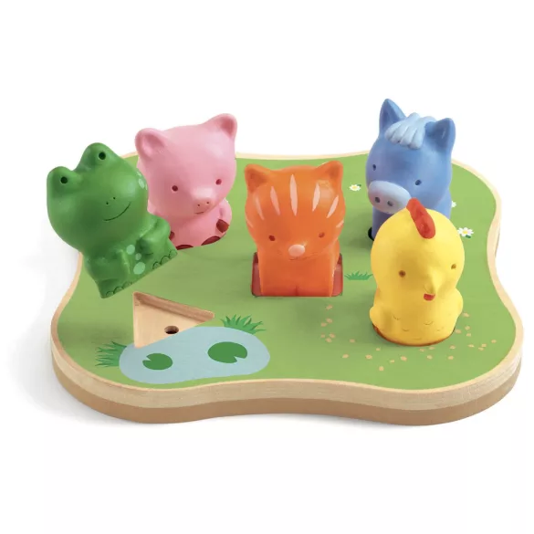 Djeco Formaillesztő, formaberakó - Állathangok tanyán - Caconimo