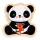 Djeco Fa puzzle - Panda 9 db-os - Puzzlo Panda