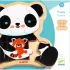 Djeco Fa puzzle - Panda 9 db-os - Puzzlo Panda
