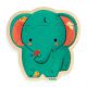 Djeco Fa puzzle - Elefánt 14 db-os - Puzzlo Elephant