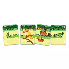 Djeco Kártyajáték - Krokodil safari - Safari Croco