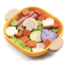   Cook & Scratch sütés-főzés - Djeco kreatív szerepjáték fából