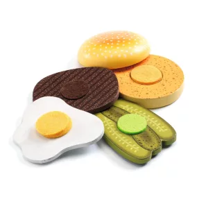 Kelly & Johnny hamburgerezője - Djeco szerepjáték fából