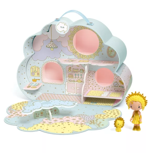 Sunny és Mia háza - Djeco Tinyly álomvilág babaház
