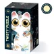 Varázs puzzle Cuddly cats - 50 db-os foszforeszkáló Djeco kirakó