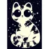 Varázs puzzle Cuddly cats - 50 db-os foszforeszkáló Djeco kirakó