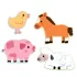 Djeco Primo puzzle - A farmon, 3-4-5-6 db-os - At the farm