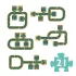Djeco Óriás padló puzzle - Utak, irányok, 21 db-os - Roads