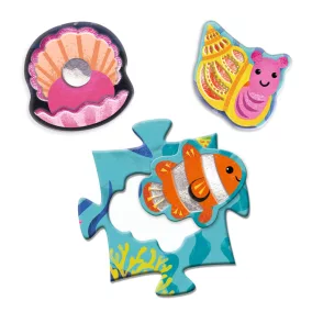 Djeco Óriás puzzle - Tengerlakók, 24+8 db-os