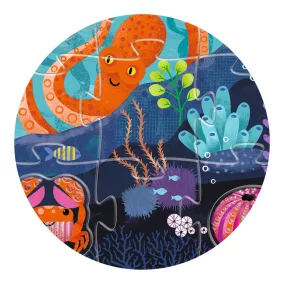 Djeco Óriás puzzle - Tengerlakók, 24+8 db-os