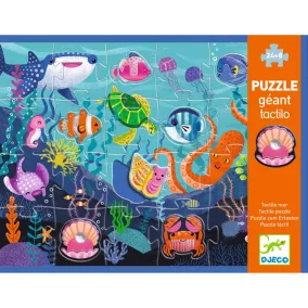 Djeco Óriás puzzle - Tengerlakók, 24+8 db-os