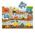 Djeco Óriás puzzle - Építkezés, 12+5 db-os - Construction site