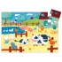 Djeco Formadobozos puzzle - Bocik és tehenek - 24 db-os készlet