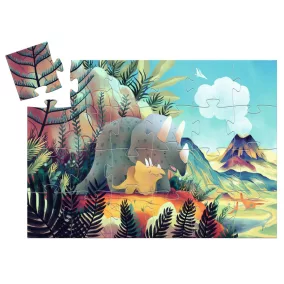   Djeco Formadobozos puzzle - Teo a kis dínó 24 db-os készlet