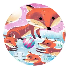   Djeco Formadobozos puzzle - Gyömbér a kis róka - 24 db-os készlet