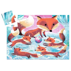   Djeco Formadobozos puzzle - Gyömbér a kis róka - 24 db-os készlet