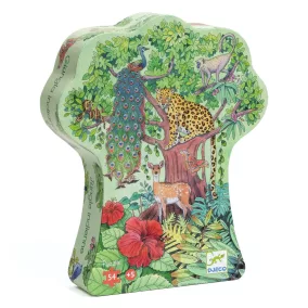   Djeco Formadobozos puzzle - Indiai dzsungel, 54 db-os - Indian jungle