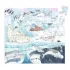 Djeco Formadobozos puzzle - Élet a sarkvidéken, 54 db-os - Polar softness