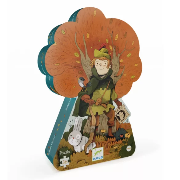Djeco Formadobozos puzzle - Robin Hood, 36 db-os - Robin Hood