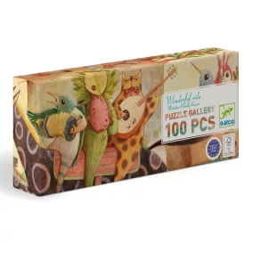   Djeco Óriás puzzle - Csodálatos utazás - 100 db-os készlet