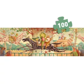   Djeco Óriás puzzle - Csodálatos utazás - 100 db-os készlet