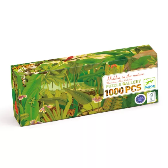 Djeco Művész puzzle - A természet rejtekén-1000 db-os - Hidden in the Nature