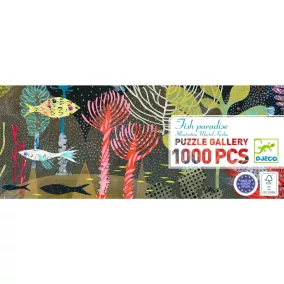   Djeco Művész puzzle - Halparadicsom-1000 db-os - Fish Paradise