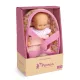 Djeco Játékbaba Mini 20 cm - Barbara mózeskosárral
