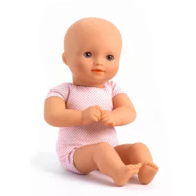 Djeco Flóra barna szemű baba 32 cm