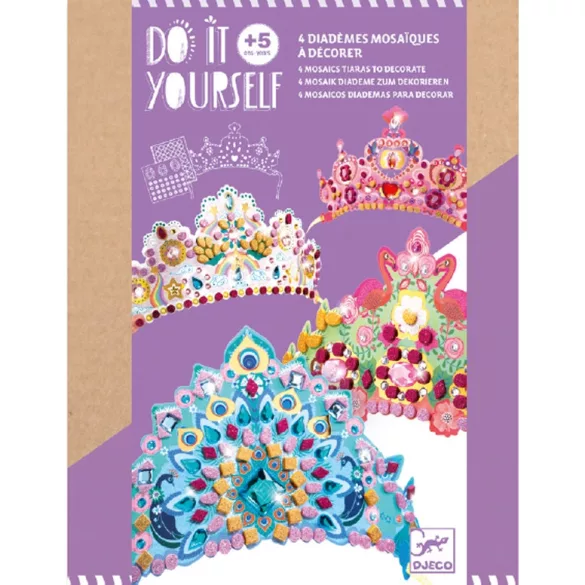 Csináld magad! - Hercegnők fejdísze - Like a princess - Djeco kreatív készlet
