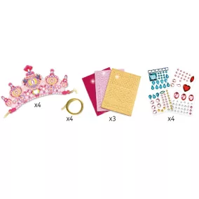   Csináld magad! - Hercegnők fejdísze - Like a princess - Djeco kreatív készlet