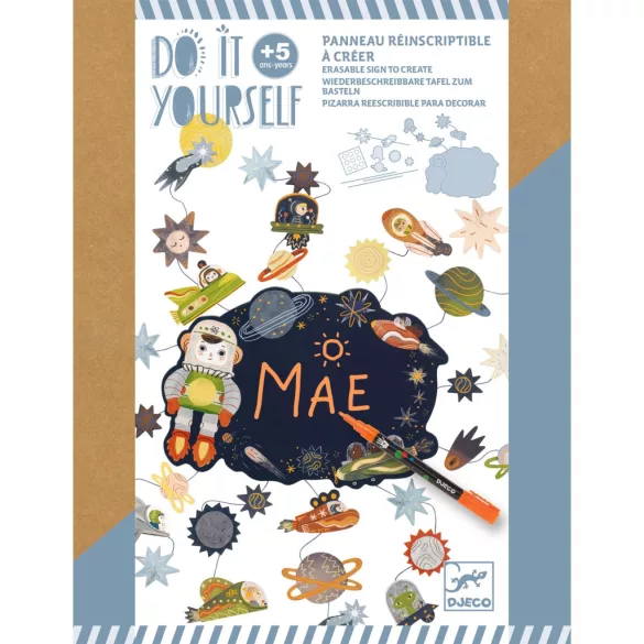 Csináld magad! - Űrben üzenő tábla - In the stars - Djeco kreatív készlet