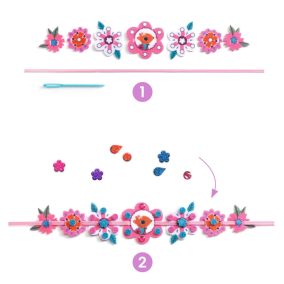 Djeco Csináld magad! - Csillogó karkötők - Best friends