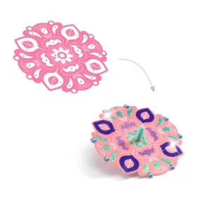   Djeco Csináld magad! - Színkeverő pörgettyű virágokkal - Flower Power