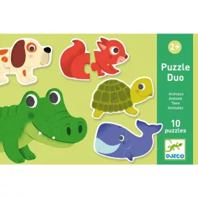 Djeco Párosító puzzle - Állatok