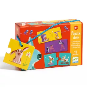 Djeco Párosító puzzle - Ellentétek