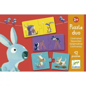 Párosító puzzle - Ellentétek
