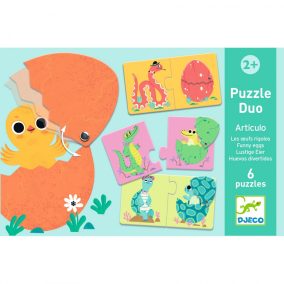 Djeco Párosító puzzle Kié a tojás?