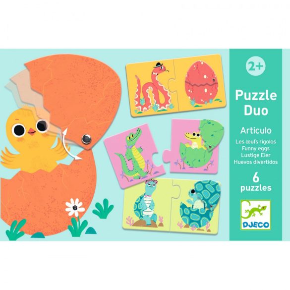Djeco Párosító puzzle Kié a tojás?
