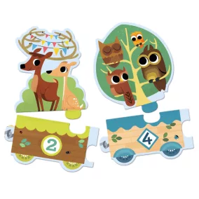 Djeco Sorozatkirakó puzzle - 10-ig számolok - 20 db-os