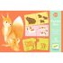 Djeco Párosító puzzle Kié a kölyök? 24 db-os - Baby animals