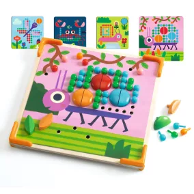 Djeco Pötyi mozaik - Kisállatok - Mosaico Mini Animo