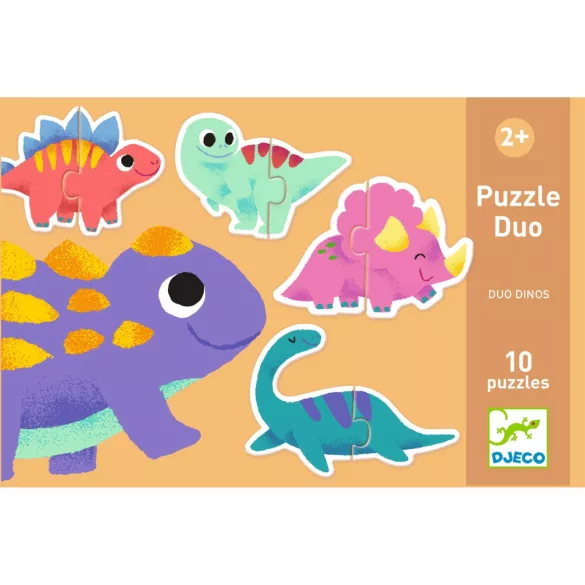 Djeco Párosító Puzzle - Dinócskák