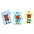 Djeco Sorozatkirakó puzzle - Mackó öltözködik, 10 db-os - Teddy dresses up