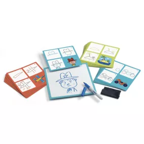   Djeco Step by step - rajztanítást segítő kreatív készlet fiúknak