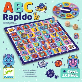 Szókincs bajnokság - ABC Rapido - Djeco társasjáték