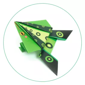 Djeco Origami - Ugró állatok - Kreatív szett