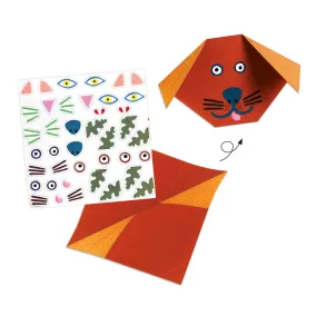 Djeco Origami - Állatok - Kreatív szett