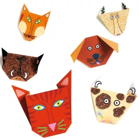 Djeco Origami - Állatok - Kreatív szett